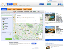 Tablet Screenshot of pensionhotel.cz